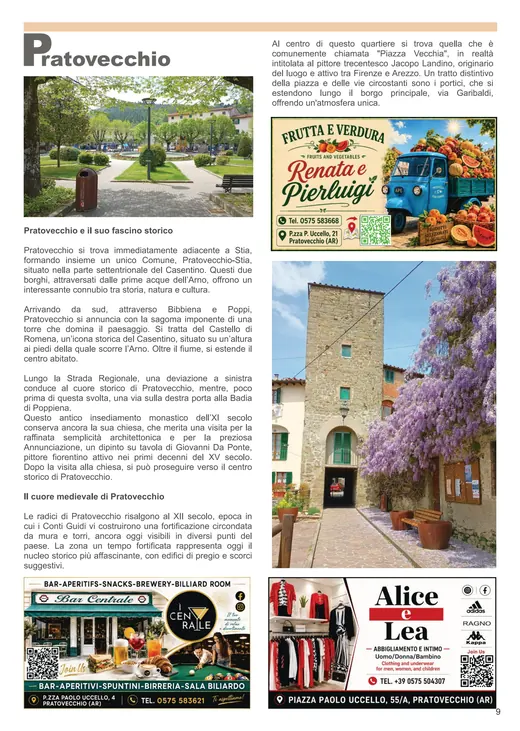 Pratovecchio - guida turistica