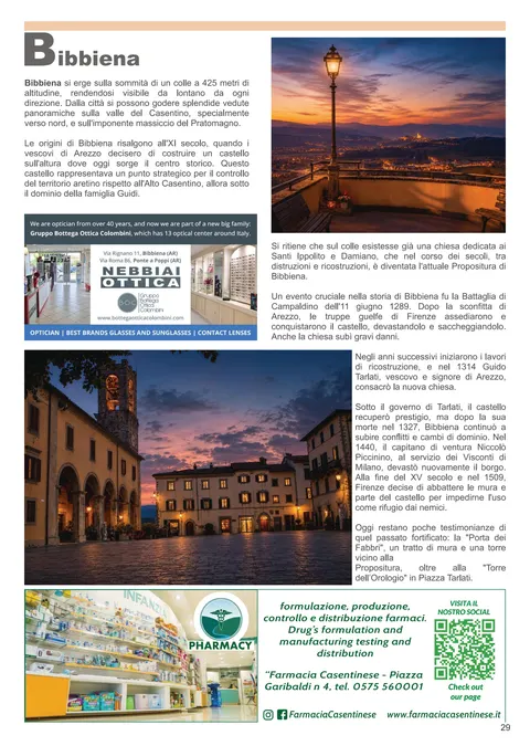 Bibbiena - guida turistica